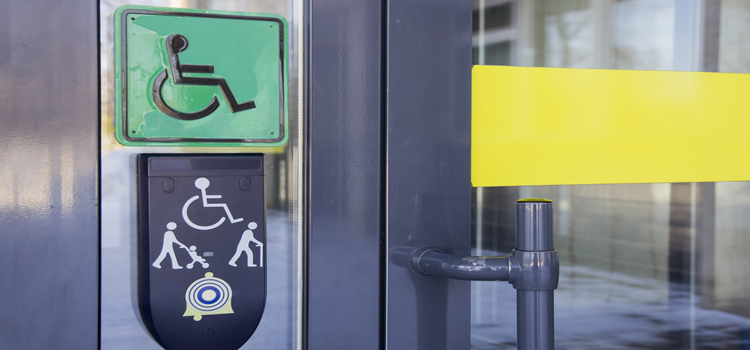 automatic handicap door opener in Bret Harte