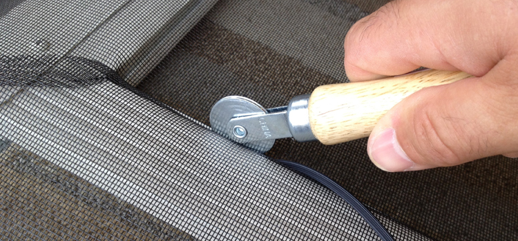 metal screen door repair in Bret Harte