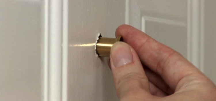 peephole door repair in Bret Harte