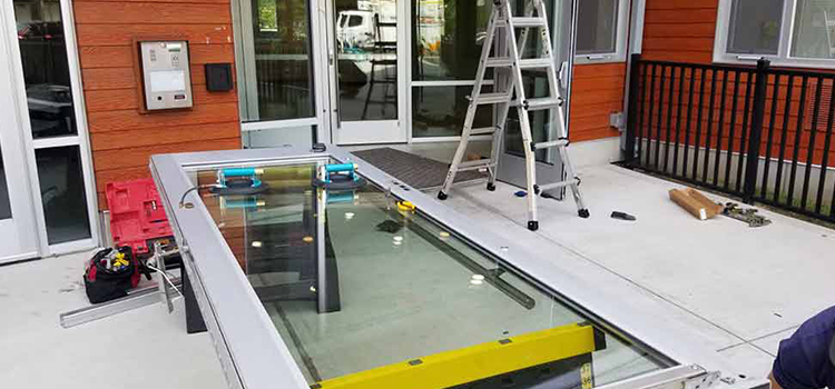 storefront door glass replacement Bret Harte